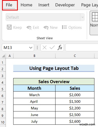 Cách thêm khổ giấy trong Excel (4 cách dễ dàng)