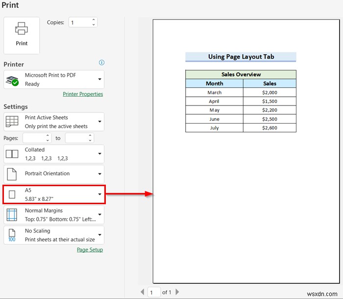 Cách thêm khổ giấy trong Excel (4 cách dễ dàng)