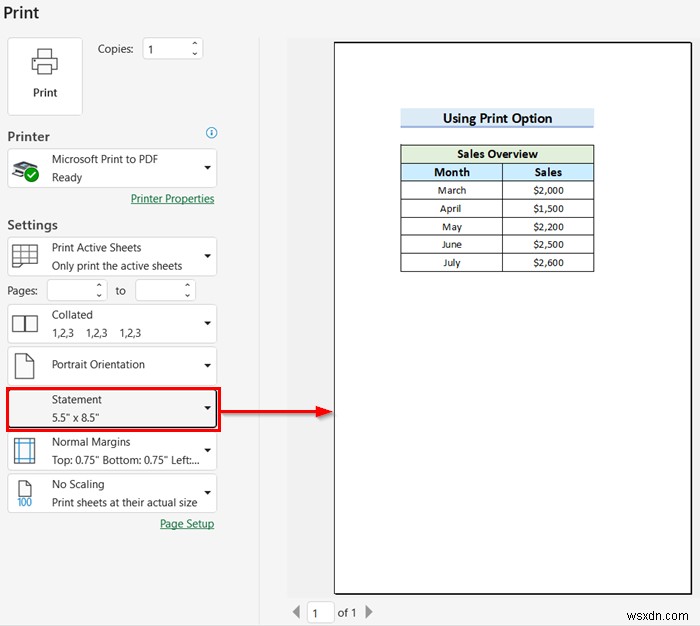 Cách thêm khổ giấy trong Excel (4 cách dễ dàng)