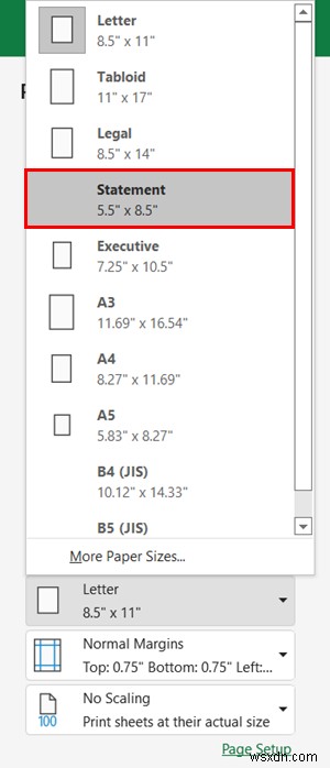 Cách thêm khổ giấy trong Excel (4 cách dễ dàng)