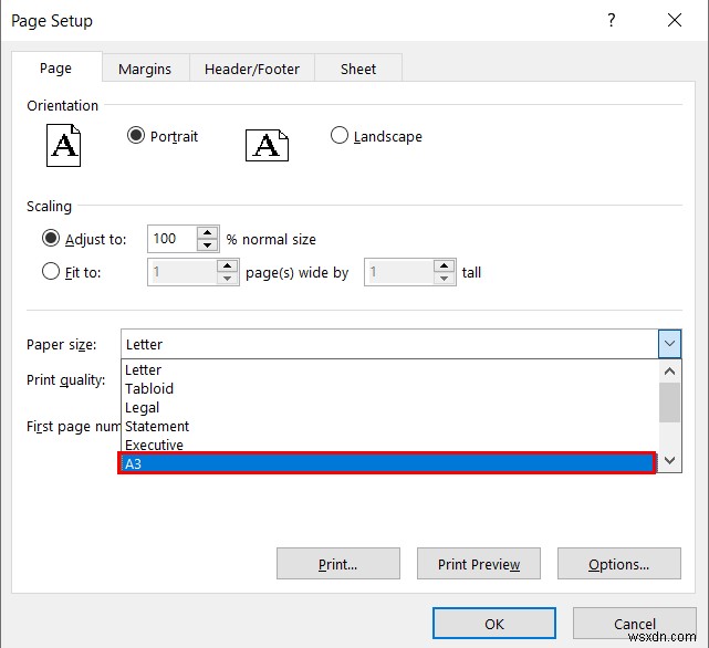 Cách thêm khổ giấy trong Excel (4 cách dễ dàng)