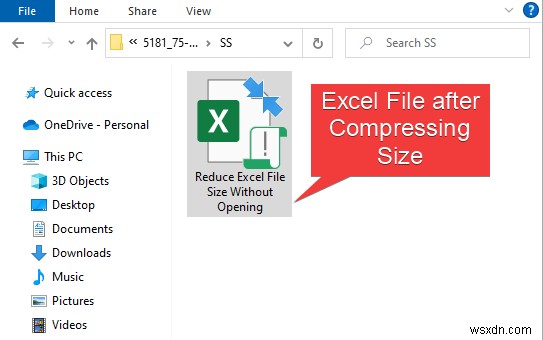 Cách giảm kích thước tệp Excel mà không cần mở (với các bước đơn giản)
