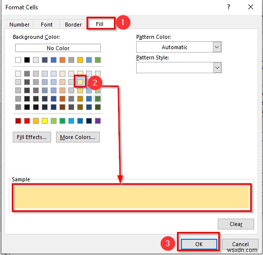 Cách thay thế màu hàng trong Excel mà không có bảng (5 phương pháp)