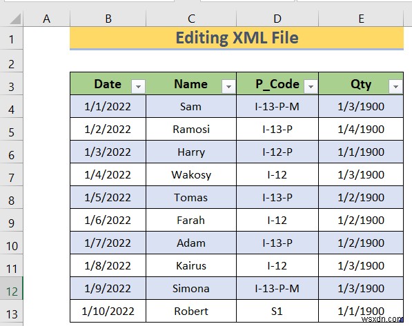 Cách chỉnh sửa tệp XML trong Excel (Với các bước đơn giản)