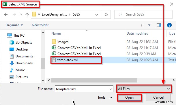 Cách chuyển đổi CSV sang XML trong Excel (Với các bước đơn giản)