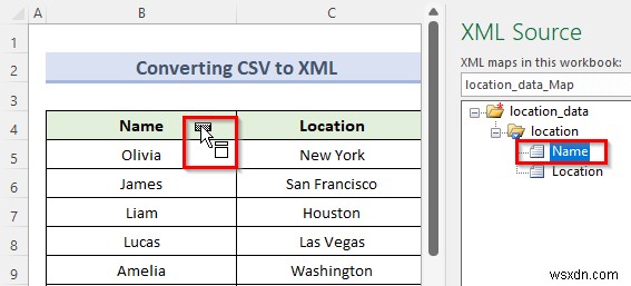 Cách chuyển đổi CSV sang XML trong Excel (Với các bước đơn giản)