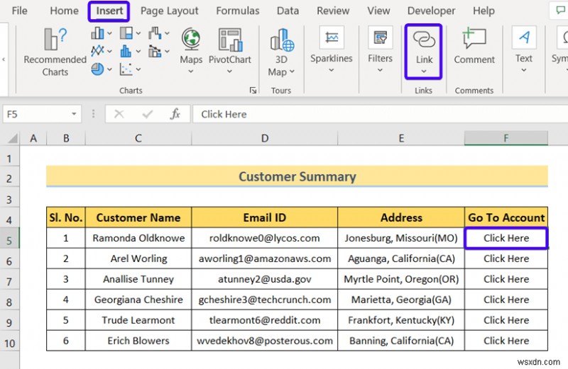 Cách tạo định dạng đối chiếu sổ cái bên trong Excel