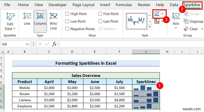 Cách thêm điểm đánh dấu vào đường gấp khúc trong Excel (với các bước đơn giản)