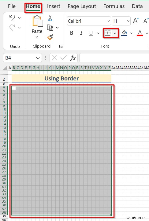 Cách vẽ theo tỷ lệ trong Excel (2 cách dễ dàng)