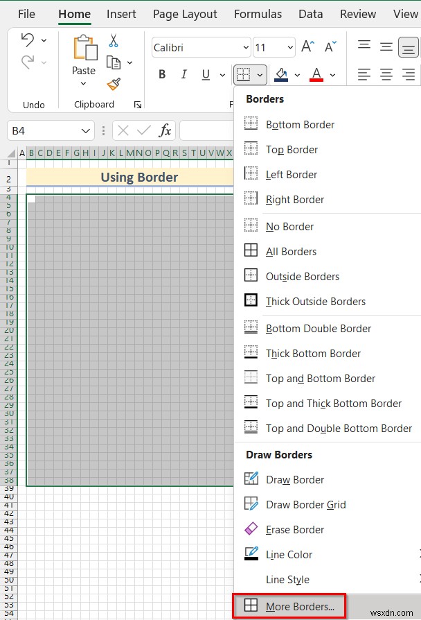 Cách vẽ theo tỷ lệ trong Excel (2 cách dễ dàng)