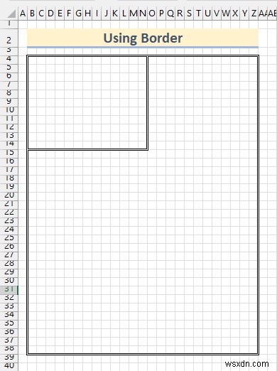 Cách vẽ theo tỷ lệ trong Excel (2 cách dễ dàng)