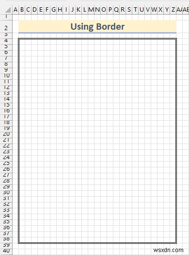 Cách vẽ theo tỷ lệ trong Excel (2 cách dễ dàng)