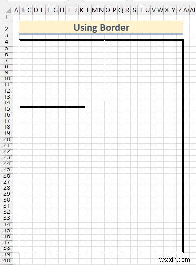 Cách vẽ theo tỷ lệ trong Excel (2 cách dễ dàng)