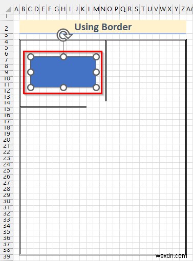 Cách vẽ theo tỷ lệ trong Excel (2 cách dễ dàng)