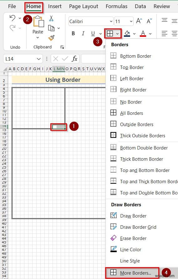 Cách vẽ theo tỷ lệ trong Excel (2 cách dễ dàng)