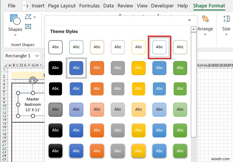 Cách vẽ theo tỷ lệ trong Excel (2 cách dễ dàng)