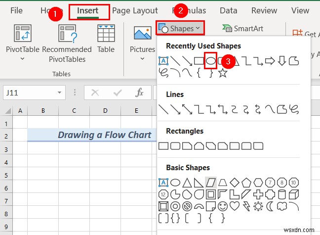 Cách vẽ bản vẽ kỹ thuật trong Excel (2 ví dụ phù hợp)