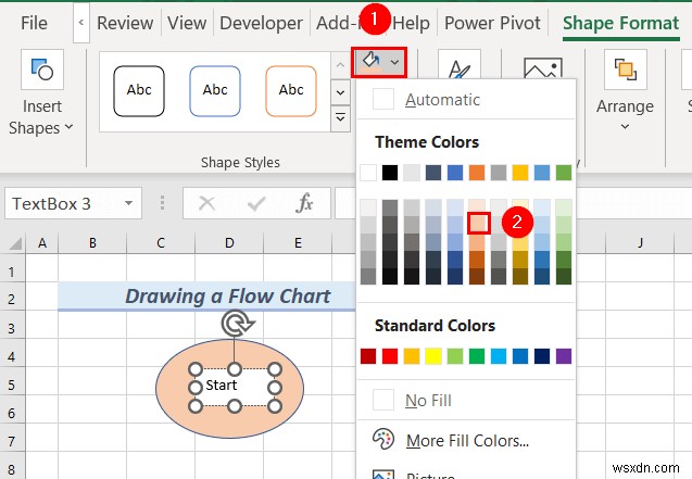 Cách vẽ bản vẽ kỹ thuật trong Excel (2 ví dụ phù hợp)