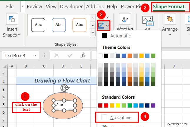 Cách vẽ bản vẽ kỹ thuật trong Excel (2 ví dụ phù hợp)