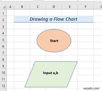 Cách vẽ bản vẽ kỹ thuật trong Excel (2 ví dụ phù hợp)