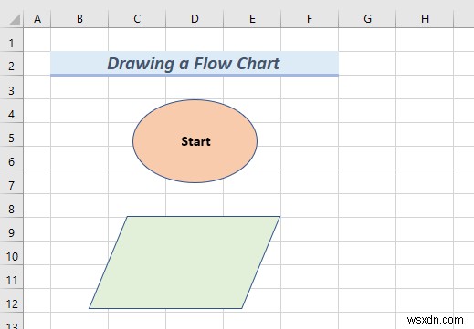 Cách vẽ bản vẽ kỹ thuật trong Excel (2 ví dụ phù hợp)