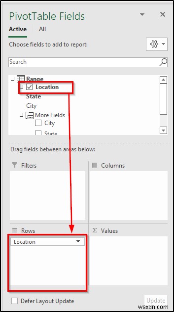 Cách tạo thứ bậc trong Excel Pivot Table (với các bước đơn giản)