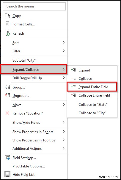 Cách tạo thứ bậc trong Excel Pivot Table (với các bước đơn giản)