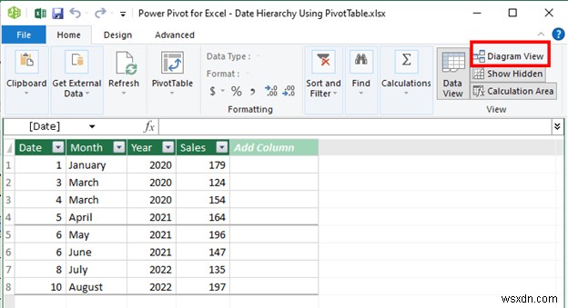 Tạo thứ bậc ngày trong Excel Pivot Table (với các bước đơn giản)