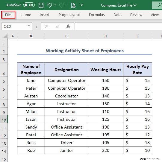 Cách nén tệp Excel hơn 100MB (7 cách hữu ích)