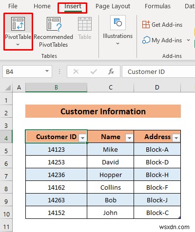 Cách tạo mối quan hệ giữa các bảng trong Excel (3 cách)