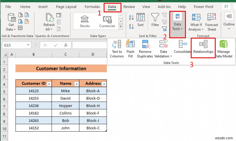 Cách tạo mối quan hệ giữa các bảng trong Excel (3 cách)