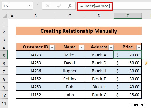 Cách tạo mối quan hệ giữa các bảng trong Excel (3 cách)