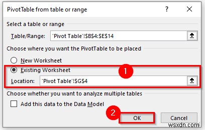 Xóa mô hình dữ liệu khỏi Pivot Table trong Excel (với các bước đơn giản)