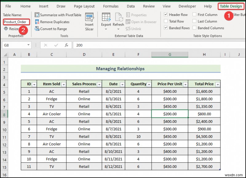 Cách quản lý mối quan hệ trong Excel (với các bước chi tiết)