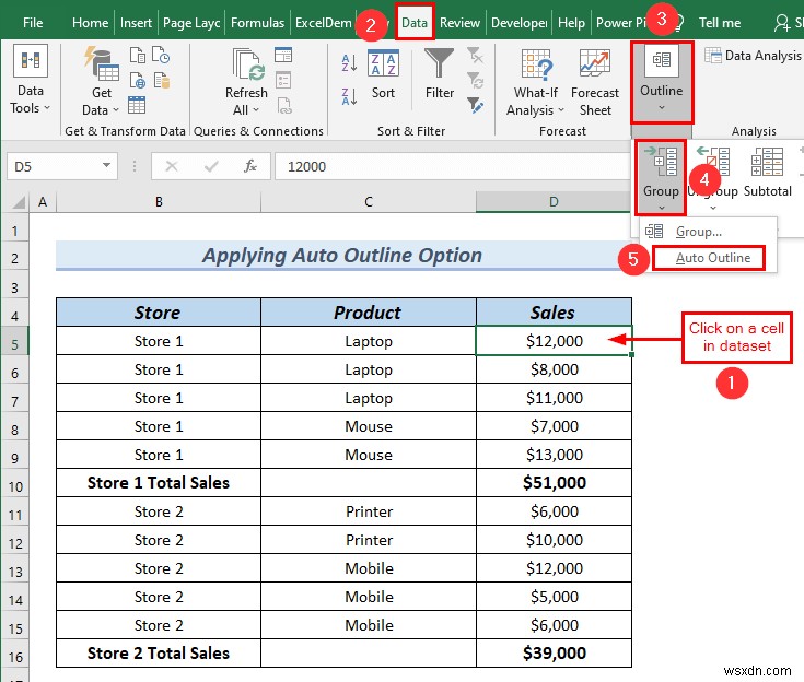 Cách thêm thứ bậc của hàng trong Excel (2 phương pháp dễ dàng)