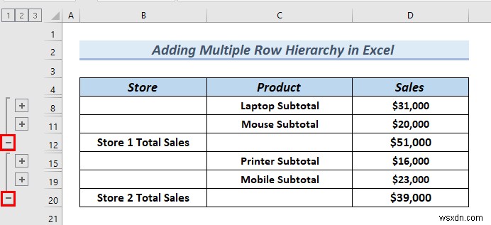 Cách thêm thứ bậc của hàng trong Excel (2 phương pháp dễ dàng)