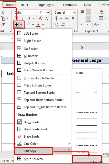 Cách tạo sổ cái chung trong Excel (Với các bước đơn giản)