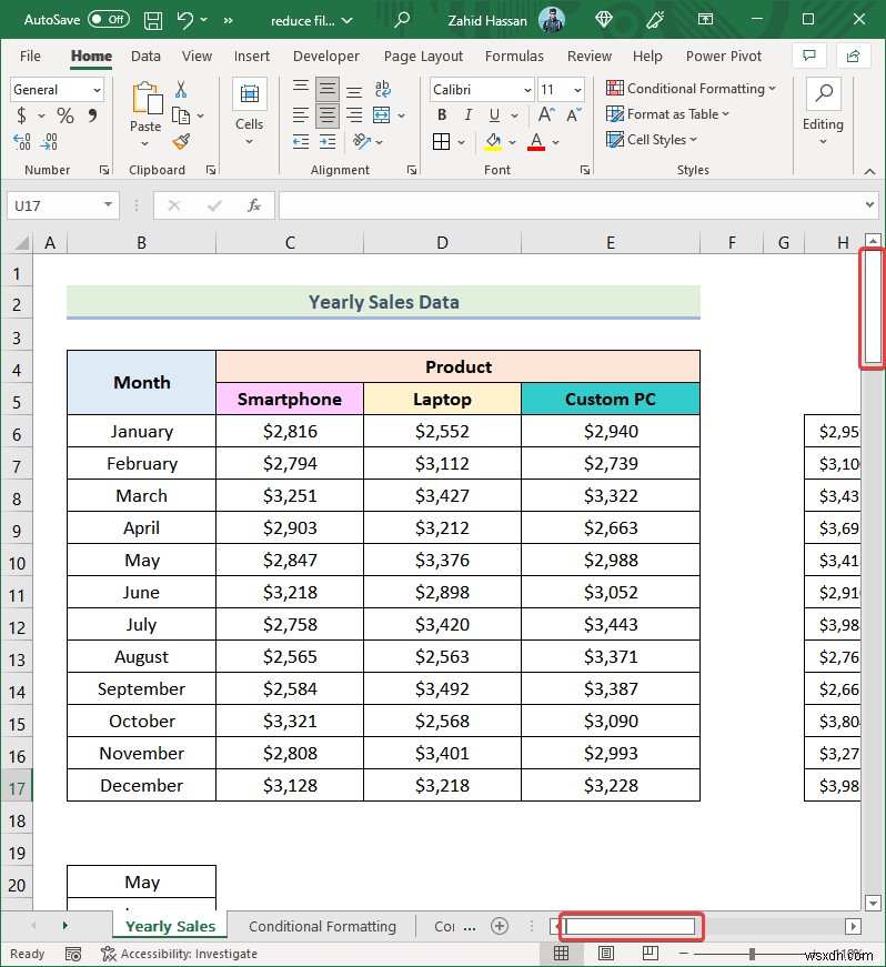 Cách giảm kích thước tệp Excel mà không xóa dữ liệu (9 thủ thuật)