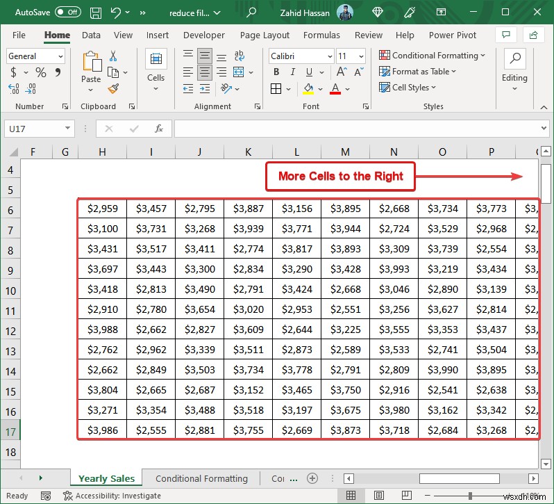 Cách giảm kích thước tệp Excel mà không xóa dữ liệu (9 thủ thuật)