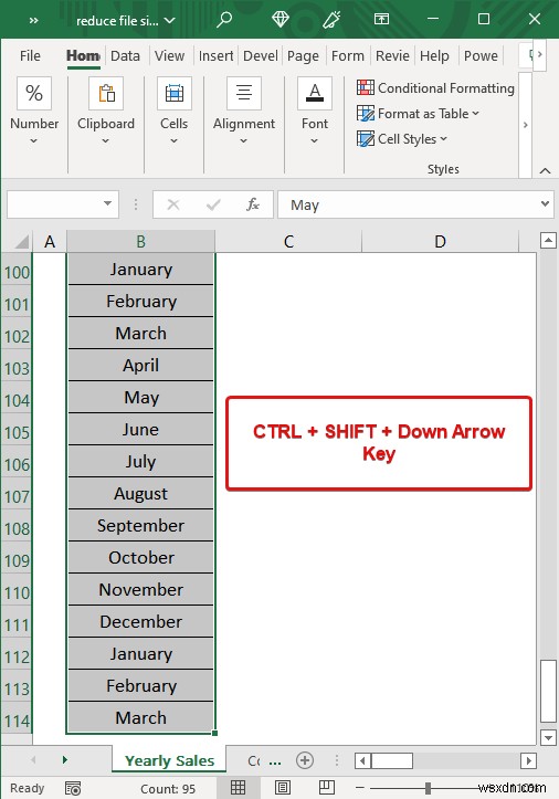 Cách giảm kích thước tệp Excel mà không xóa dữ liệu (9 thủ thuật)