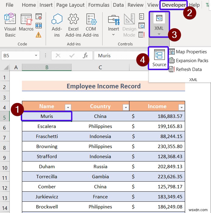 Cách loại bỏ ánh xạ XML trong Excel (với các bước đơn giản)