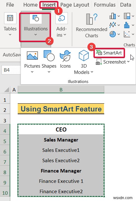 Cách tạo cấu trúc phân cấp trong Excel (3 cách dễ dàng)