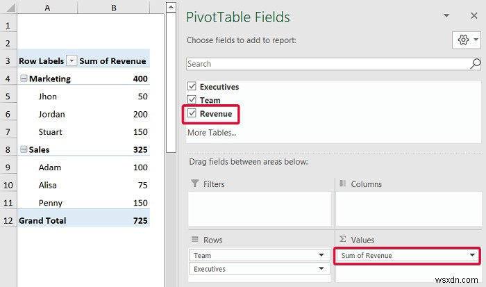 Cách tạo cấu trúc phân cấp trong Excel (3 cách dễ dàng)