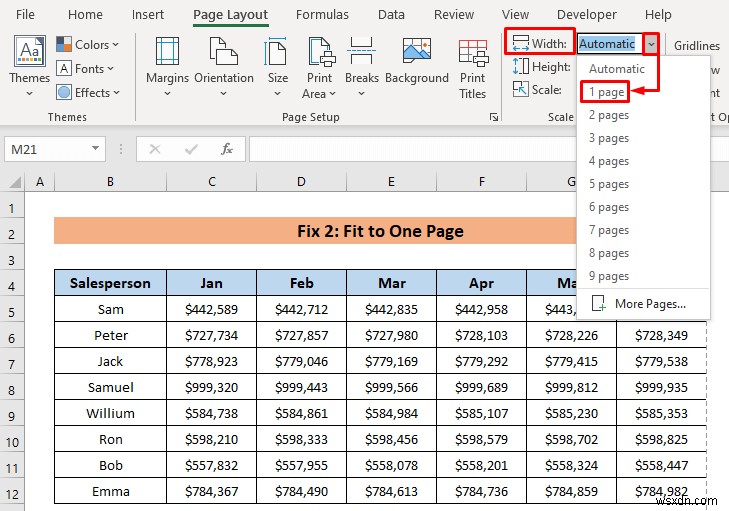 [Đã giải quyết!] Tỷ lệ in để vừa với Không hoạt động trong Excel