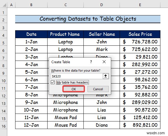 Cách sử dụng mô hình dữ liệu trong Excel (3 ví dụ)