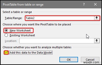 Cách tạo mối quan hệ trong Excel với giá trị trùng lặp