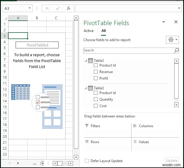 Cách tạo mối quan hệ trong Excel với giá trị trùng lặp