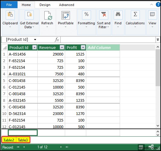 Cách tạo mối quan hệ trong Excel với giá trị trùng lặp