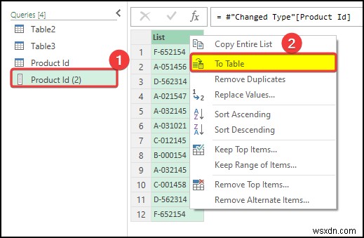 Cách tạo mối quan hệ trong Excel với giá trị trùng lặp