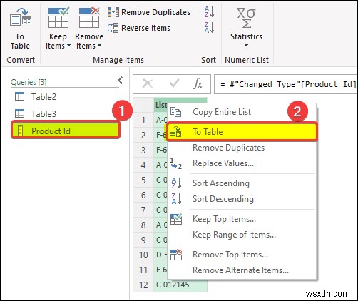 Cách tạo mối quan hệ trong Excel với giá trị trùng lặp